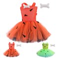 thumbnail image 1 of Fesfesfes Toddler Girl Clothes Toddler Kids Halloween Girls Fashion Cute Cosplay Party Clothing Princess Dress Hairpin Set, 1 of 7