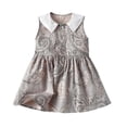thumbnail image 1 of Fesfesfes Toddler Infant Baby Girls Sleeveless Vest Dress Floral Printed Princess Dress for Little Girls On Sale, 1 of 9