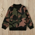 thumbnail image 1 of Fesfesfes Toddler Jackets Kids Baby Boys Camouflage Jacket Long Sleeve Shirts Zipper Jacket Coat, 1 of 8