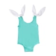 thumbnail image 1 of Fesfesfes Toddler Kids Baby Girls Lace Up Straps Swimsuit Solid Color Swimsuit Open Back One-piece Bathingsuit Swimdress, 1 of 8
