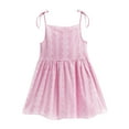 thumbnail image 1 of Fesfesfes Toddler Kids Dress Baby Girl Spring Cute Print Suspender Skirt Princess Dress+Hat, 1 of 9
