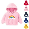 thumbnail image 1 of Fesfesfes Toddler Sweatshirt Childrens Shirt Long Sleeve Shirt Printed Hoodie Tops For Boys And Girls Hooded Sweatshirt, 1 of 3