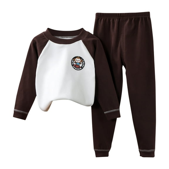 Fesfesfes Toddler Sweatshirt Set Raglan Two Piece Set Kids Sweatsuit Casual Clothes For Teen Girls and Boys