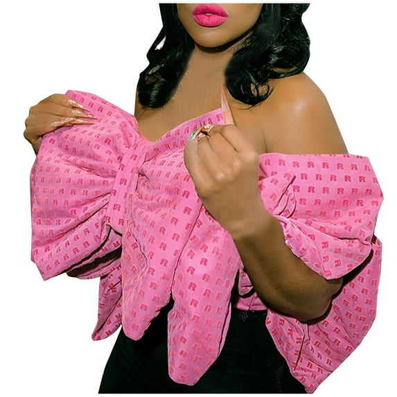 Fesfesfes Tops for Womem Casual Tops Women's Sleeveless Summer Sexy Casual Tops Regular Printing Sleeveless Off The Shoulder Vest Tops Off-the-Shoulder Tees Summer Tunic Blouse Summer Saving