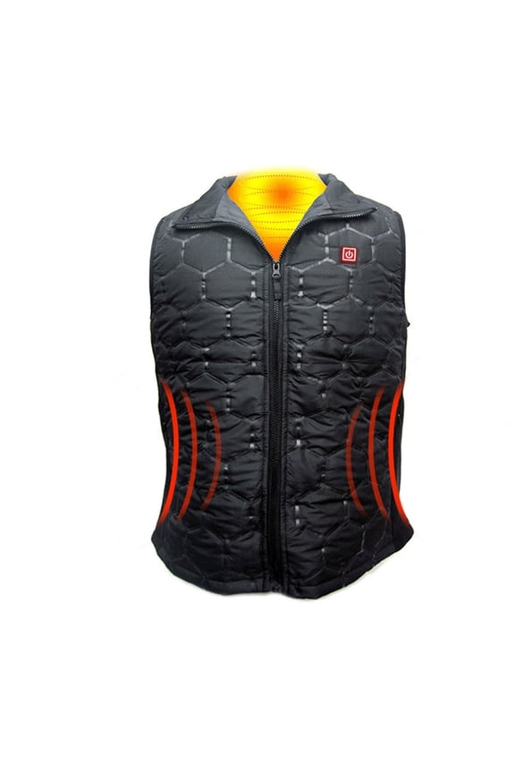 USB Infrared Waterproof Heating Vest Flexible Electric Thermal Winter Jacker