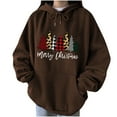 thumbnail image 1 of Fesfesfes Ugly Xmas Sweater Women Casual Printed Pullover O-Neck Long-Sleeved Sweater, 1 of 4