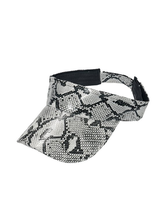 Unisex Sun Visor Travel Sun Hat Snake Pattern Print Packable Sport Visor Outdoor Visor Hiking Beach Hats