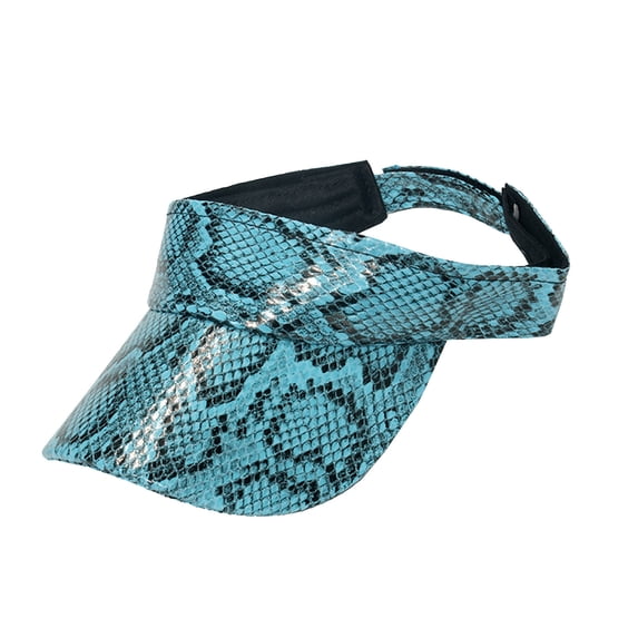 Fesfesfes Unisex Sun Visor Travel Sun Hat Snake Pattern Print Packable Sport Visor Outdoor Visor Hiking Beach Hats