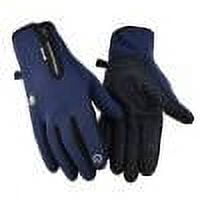 SuTry Unisex Winter Heated Warm Gloves All Finger Adjustable Temperature Removable Washable for Cold Weather Providing Customizable Warmth(Blue#2,L)