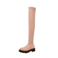 thumbnail image 1 of Fesfesfes Western Boots Women Sexy RECREATIONAL FASHION Elastic Boot Is Low Follow SWEET THIN Thin Boot CROSSES Knee Long Boot Female US:5.5(36), 1 of 7