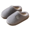 thumbnail image 1 of Fesfesfes Winter Shoes Slippers For Women A Pair Of Lazy Slippers Curly Cozy Flat Slide Slippers Comfy Soft Non-Slip House Shoes Indoor And Outdoor Warm Gift 9(42), 1 of 6
