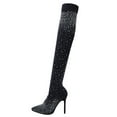 thumbnail image 1 of Fesfesfes Women Boots Over-the-knee Pointed Boots,11CM Stilettos Heels With Stretch Boots US:8.5(41), 1 of 6