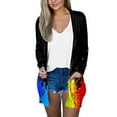 thumbnail image 1 of Fesfesfes Women Cardigan Women Casual Pocket Long Sleeve Printed Cover Up Cardigan Tops Sale Items, 1 of 5
