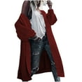 thumbnail image 1 of Fesfesfes Women Cardigan Women Long Sleeve T-Shirt Fall Sweater Cardigan Solid Blouse Tops, 1 of 8