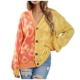 thumbnail image 1 of Fesfesfes Women Cardigan Women Top Cardigan Outwear Coat Long Sleeve Coat, 1 of 9