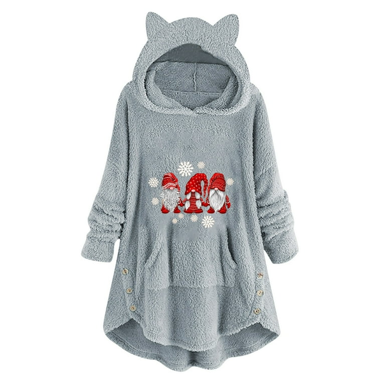 Casual Long Sleeve Hooded Plush Coat Casual Long Sleeve Hooded Plush Coat