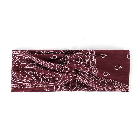 Fesfesfes Women Casual Knotted Printed Headband Wide-brimmed Headband Fitness Yoga Knotted Headband,,Second Piece Free Shipping