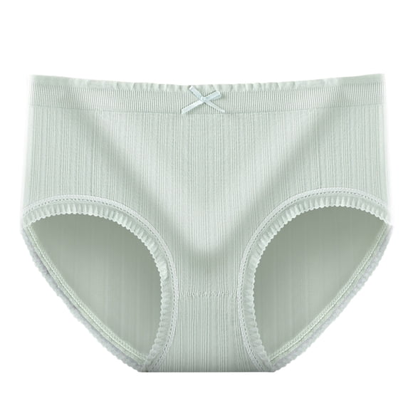 Fesfesfes Women Cotton Underwear Womens New High-waist Briefs Postpartum Belly-up Hip Panties