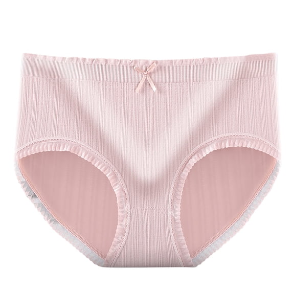 Fesfesfes Women Cotton Underwear Womens New High-waist Briefs Postpartum Belly-up Hip Panties