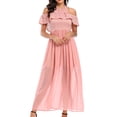 thumbnail image 1 of Fesfesfes Women Dress Sexy Dress Formal Gowns Evening Dresses Short Sleeve Party Club Dress Plus Size $10, 1 of 9