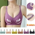 thumbnail image 1 of Fesfesfes Women Fashion Bra Wireless Underwear One-Piece Bra Everyday Underwear Bras for Women, 1 of 3