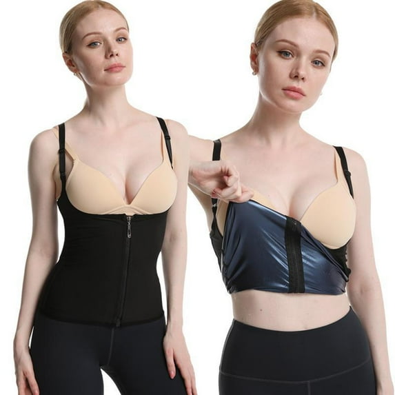 Fesfesfes Women Fitness Corset Shapewear Tops Sport Shaper Vest Women Waist Trainer Workout Slimming Shapewear Vest Gifts for Her Under 10$