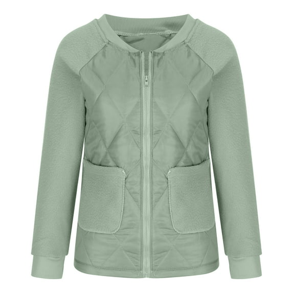 Fesfesfes Women Flannel Jacket Casual Fashion Solid Color Button Color Contrast Plush Long Sleeve Hooded Casual Outwear