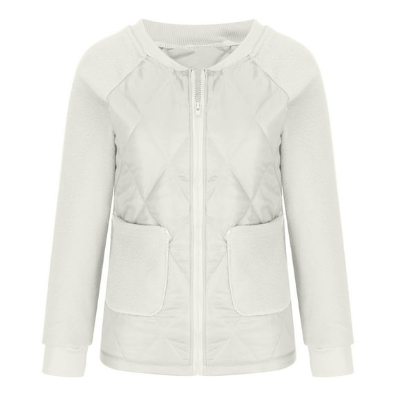 Fesfesfes Women Flannel Jacket Casual Fashion Solid Color Button Color Contrast Plush Long Sleeve Hooded Casual Outwear