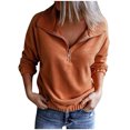 thumbnail image 1 of Fesfesfes Women Flannel Shirt Fashion Fleece Long Sleeve Fall And Winter Shirt Blouse Shirts Clearance, 1 of 6