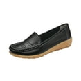 thumbnail image 1 of Fesfesfes Women Flats Comfortable Casual Hollowed Out Womens Synthetic Shoes With Soft Soles Sloping Heels 7(39), 1 of 6