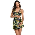 thumbnail image 1 of Fesfesfes Women Maternity Swimsuits Pregnancy Boho Floral Print Two Piece Swimsuits Tops Shorts Swimwear Set Cover Up Swimdress, 1 of 5