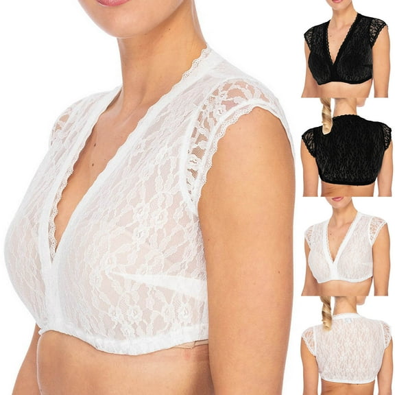 Fesfesfes Women Plus Size Tops Women's Beer Festival Maid Dress Ding Dong Dress Lace Blouse Versatile Little White Shirt Underwear Tops Workout Clothes XL(US:10)