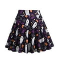 thumbnail image 1 of Fesfesfes Women Skirt Summer Casual Halloween Print High Waist Short Swing Skirt Dance Skirt Plus Size $10, 1 of 4