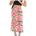 thumbnail image 1 of Fesfesfes Women Skirt new casual high waist bohemian retro casual skirt Clearance, 1 of 6