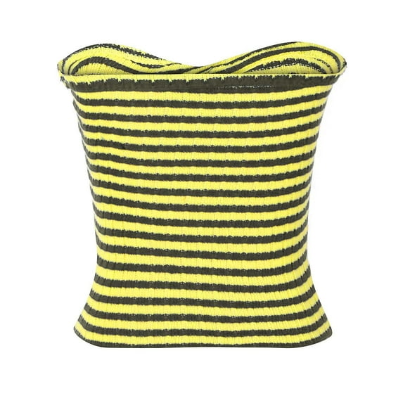 Fesfesfes Women Sweaters Stripe Breast Wrap Sleeveless V-Neck Knitting Vest Hollow Out Tube Tops Under $10