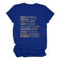 thumbnail image 1 of Fesfesfes Women T Shirts Short Sleeve Women Fashion Crewneck Printed Short Sleeve T-shirt Casual Loose Shirt Tops Tops for Women XL(US:10), 1 of 6