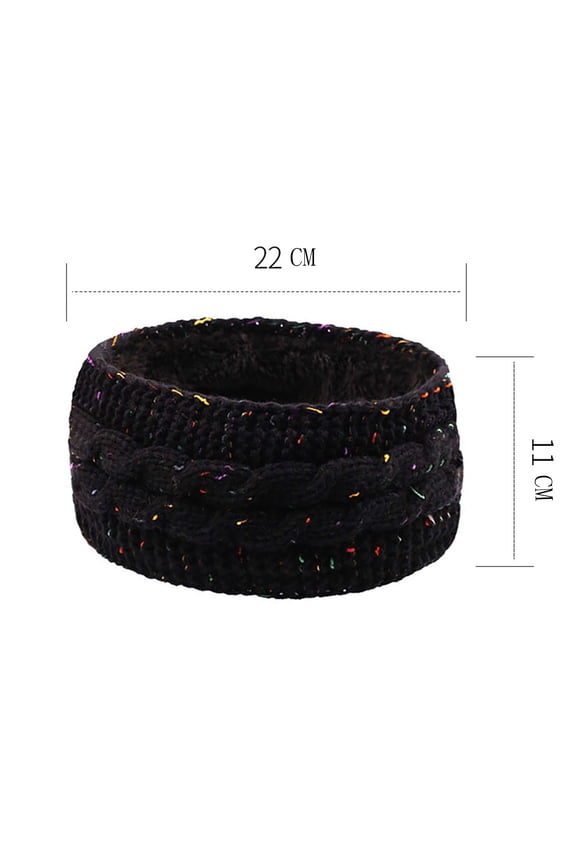 Women Twisted Woolen Headband Fall and Winter Knitted Hat Ski Cap