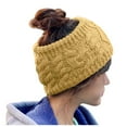 thumbnail image 1 of Fesfesfes Women Twisted Woolen Headband Fall and Winter Knitted Hat Ski Cap,,Second Piece Free Shipping, 1 of 4