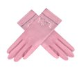 thumbnail image 1 of Fesfesfes Women Winter GLoves Outdoor Plus Velvet Thicken Keep Warm Gloves Casual Windproof Gloves, 1 of 6