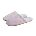 thumbnail image 1 of Fesfesfes Women Winter Warm Slippers Indoor Winter Indoor Warm Household Cotton Mop Floor Non-slip Mute Lightweight Cotton Slippers Cloth Cotton Slippers 6.5-7(38-39), 1 of 7