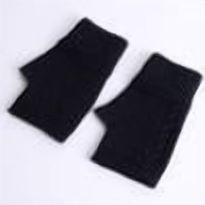 Fesfesfes Women's Arm Covers Gloves Solid Color Comfortable Warmkeeping Winter Fashionable Knitted Warm Half Finger Open Finger Daily Wearing(Black#2,Free Size)