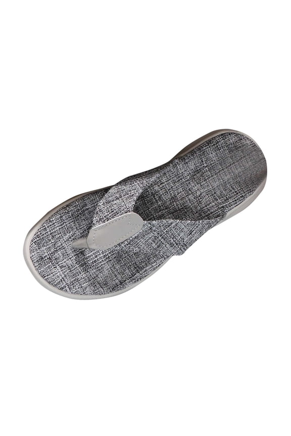 Women's Color Block Fish Mouth Sandals Summer Beach Shoes with Breathable Upper Non-Slip Sole Fashionable Casual Outdoor Footwear(Gray,US 9.5)