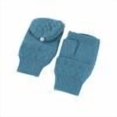 thumbnail image 1 of SuTry Women's Convertible Knitted Gloves with Mitten Cover Solid Color Warm Finger Protection for Cold Weather Allowing Finger Dexterity(Sky Blue,Free Size), 1 of 3