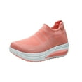 thumbnail image 1 of Fesfesfes Women's Fashion Sneakers Women's Shoes Sports Flying Woven Breathable Mesh Hollow Out Fashion Casual Running Shoes US:8.5(41), 1 of 4