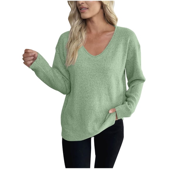 Fesfesfes Women's Fashion Tops Casual Fall Spring Solid Color off Shoulder Short Sleeve Pullover Knit Sweater Comfy Daily Wearing Clothes