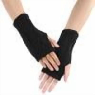 Fesfesfes Women's Knitted Fingerless Gloves with Bow Detail Solid Color Touchscreen Compatible Keep Warm for Cold Weather Daily Wear Activities(Black#3,Free Size)