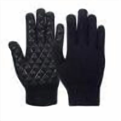 Fesfesfes Women's Knitted Winter Cycling Gloves Warmkeeping Fleece Lined Thick Long Version with Exposed Two-Finger Gloves Allowing Mobile Phone Use(Black#6,Free Size)