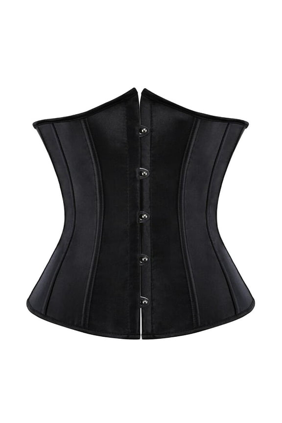 Women's Plus Size Boned Corsets Shapewear Outfit Solid Color Straped Underwear Shapewear or