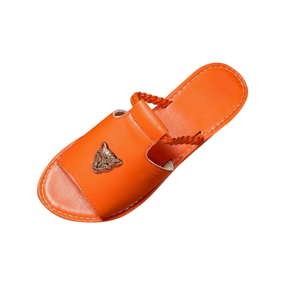 Fesfesfes Women's Rhinestone Fish Mouth Open Toe Lazy Slip-On Slippers Thick-Soled Comfortable Casual Spring Summer Fashionable Versatile Slip-On Shoes(Red#4,US 6)