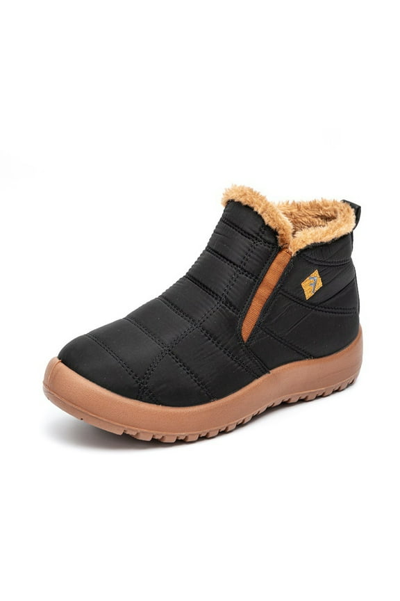 Women's Shoes Snow Boots Winter Low Snow Boots Thick Soles Padded Winter Warm Cotton Shoes Plus Size Women's Shoes Boots For Women 7(39)